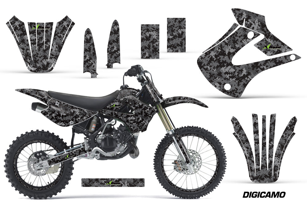 Graphics Kit Decal Wrap + # Plates For Kawasaki KX85 KX100 – All Terrain  Depot