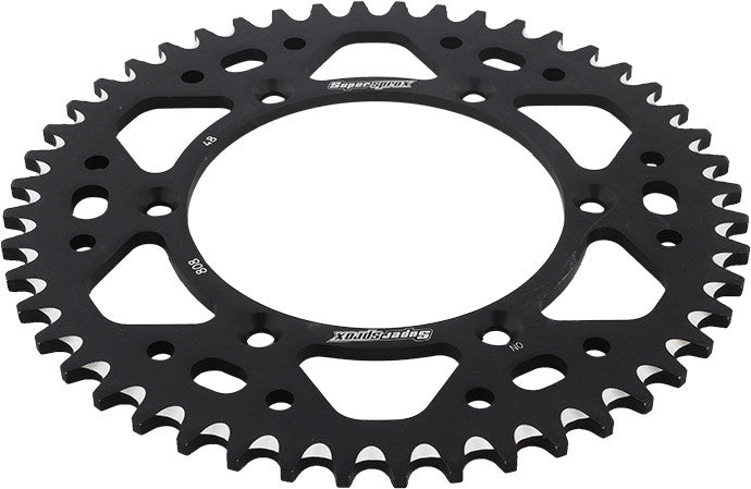 SUPERSPROX ALUMINUM SPROCKET 48T BLACK RAL-808-48-BLK