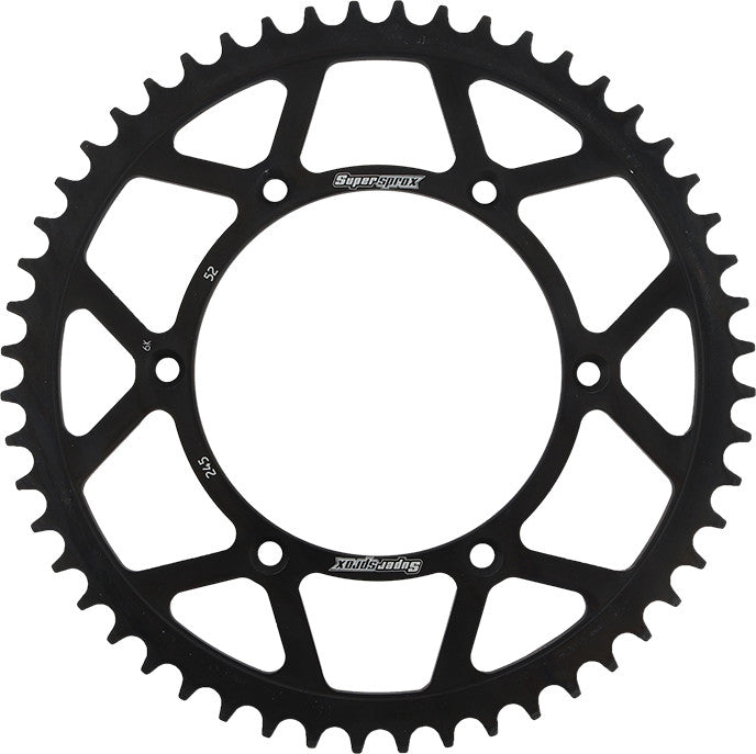 SUPERSPROX STEEL SPROCKET 52T BLACK RFE-245-52-BLK