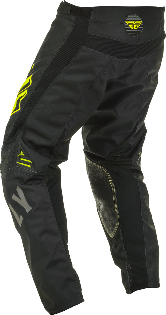 FLY RACING KINETIC K220 PANTS BLACK/GREY/HI-VIS SZ 18 373-53518