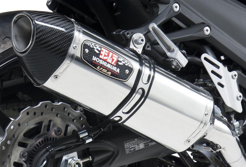 YOSHIMURA EXHAUST RACE R-77 SLIP-ON SS-SS-CF DUAL 1414020520