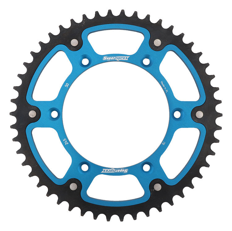 SUPERSPROX STEALTH SPROCKET 50T BLUE RST-245-50-BLU