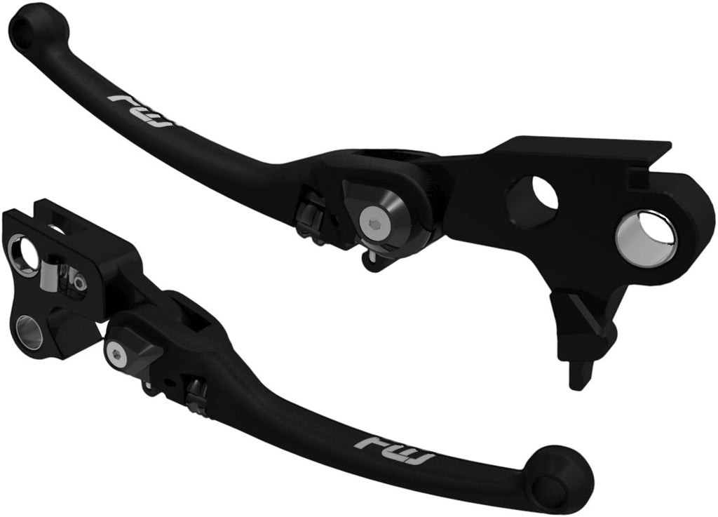 FLO MOTORSPORTS MX STYLE LEVER SET BLACK FXD 96-17 HD-807BLK