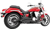 FREEDOM EXHAUST RADIUS BLACK HONDA VTX1300C/R/S MH00002