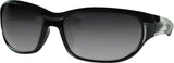 ZAN NEW JERSEY SUNGLASS SMOKE LENS MATTE BLACK FRAME EZNJ01