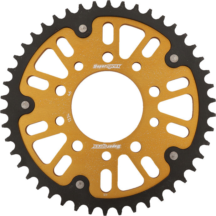 SUPERSPROX STEALTH SPROCKET 46T GOLD RST-1334-46-GLD