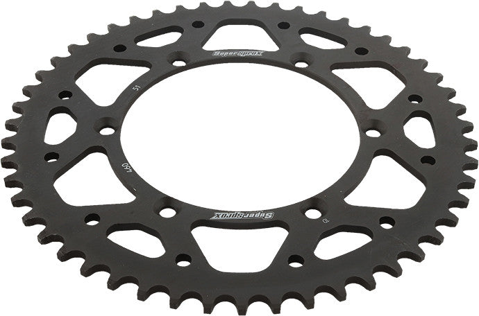 SUPERSPROX STEEL SPROCKET 51T BLACK RFE-460-51-BLK