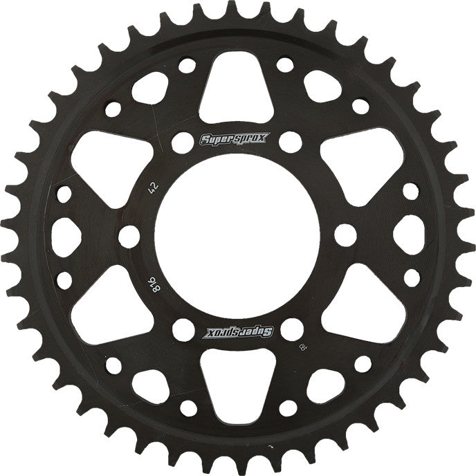 SUPERSPROX STEEL SPROCKET 42T BLACK RFE-816-42-BLK