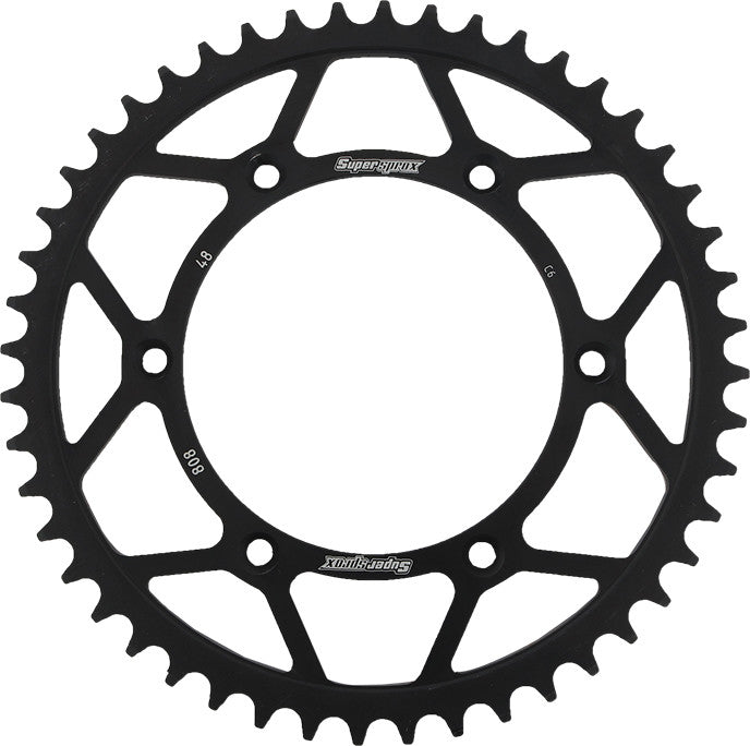 SUPERSPROX STEEL SPROCKET 48T BLACK RFE-808-48-BLK