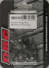 Load image into Gallery viewer, DRC ALUMINUM FLANGE BOLTS TITANIUM M6X12MM 20/PK D58-51-912