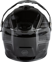 Load image into Gallery viewer, GMAX AT-21 ADVENTURE RALEY HELMET BLACK/GREY LG G1211026