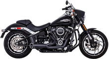 Load image into Gallery viewer, FREEDOM COMBAT 2-1 SHORTY BLACK W/BLACK SCULPTD TIP M8 SOFTAIL HD00815