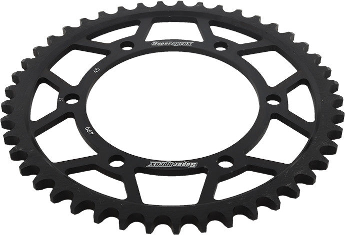 SUPERSPROX STEEL SPROCKET 45T BLACK RFE-499-45-BLK