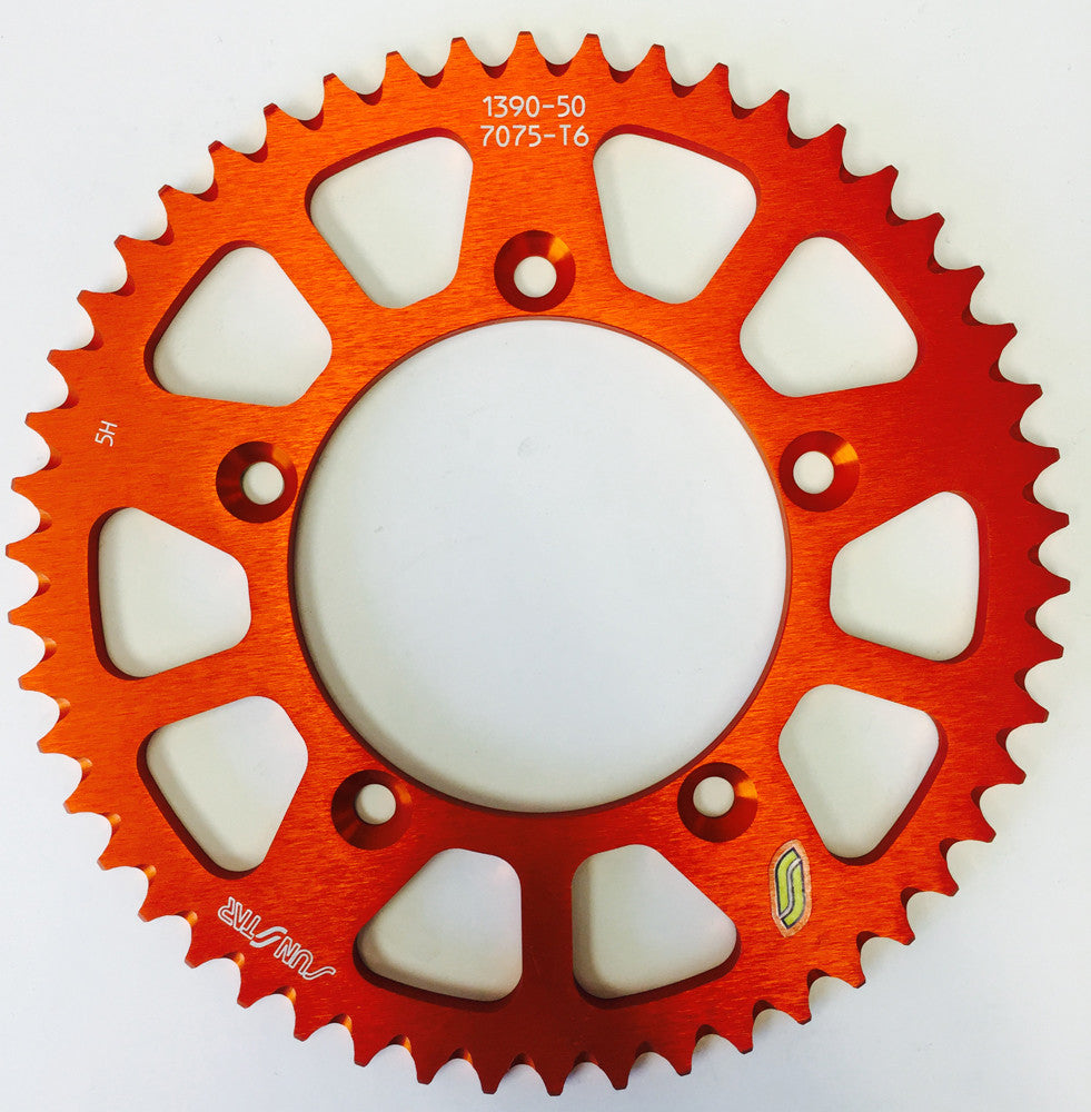 SUNSTAR SPROCKET REAR KTM ORANGE 5-139050OR-atv motorcycle utv parts accessories gear helmets jackets gloves pantsAll Terrain Depot