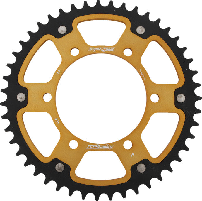 SUPERSPROX STEALTH SPROCKET 47T GOLD RST-486-47-GLD