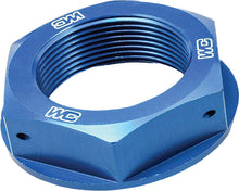 Load image into Gallery viewer, WORKS STEERING STEM NUT (BLUE) 24-340