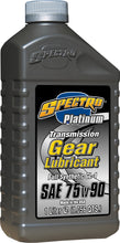 Load image into Gallery viewer, SPECTRO PLATINUM FULL SYN TRANS GEAR 75W95 1 LT L.75W901