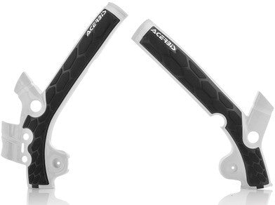 ACERBIS X-GRIP FRAME GUARD WHITE/BLACK 2449521035-atv motorcycle utv parts accessories gear helmets jackets gloves pantsAll Terrain Depot