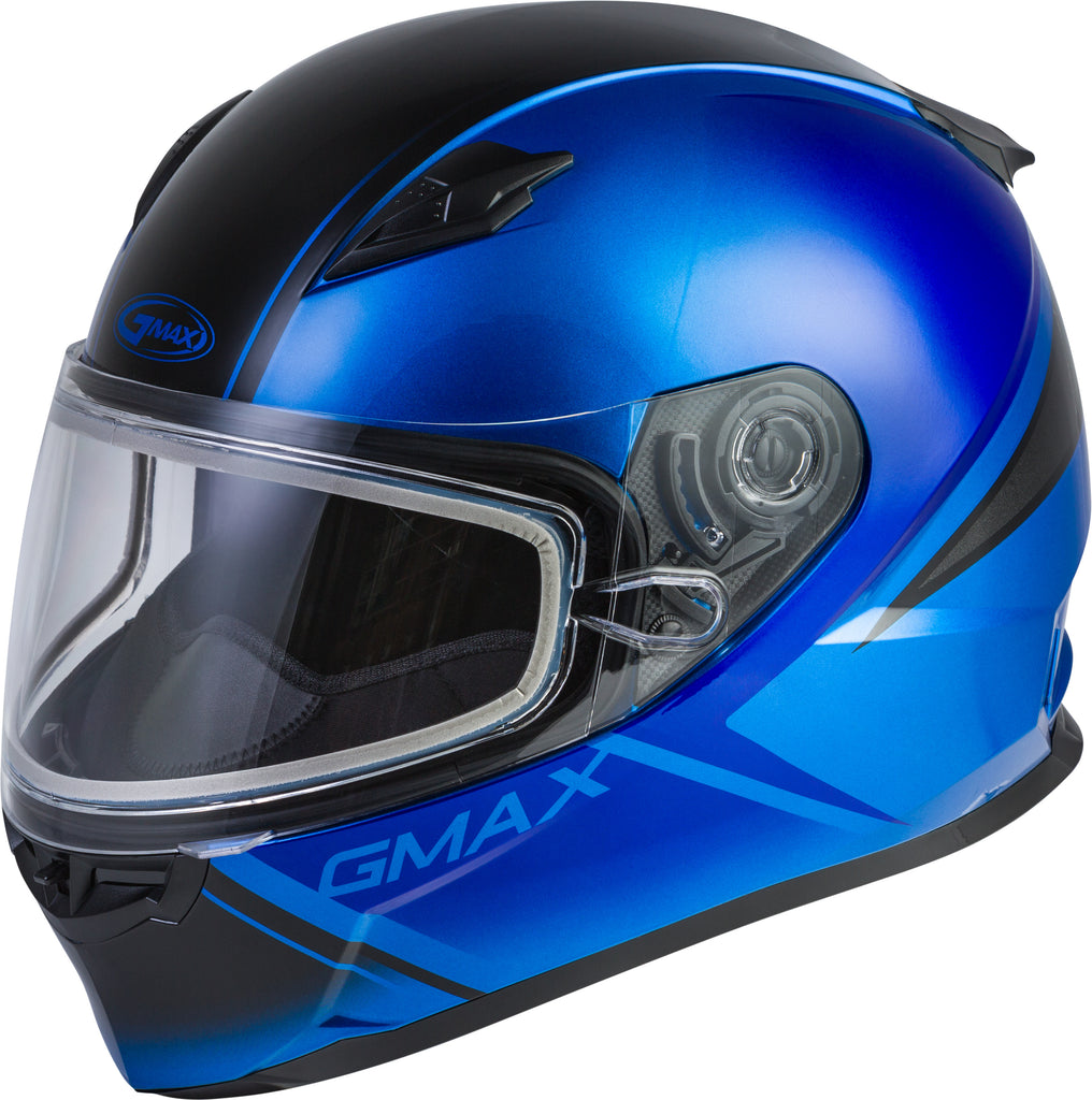 GMAX FF-49S FULL-FACE HAIL SNOW HELMET BLUE/BLACK MD G2495045