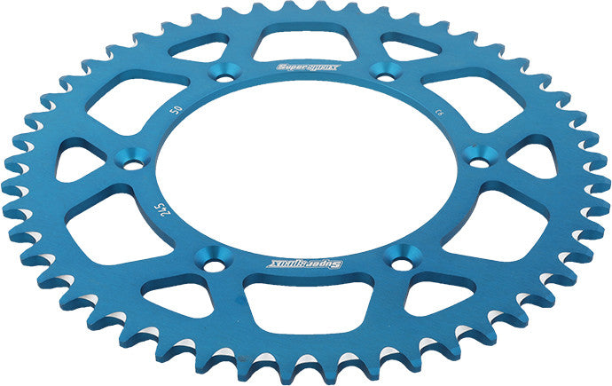 SUPERSPROX ALUMINUM SPROCKET 50T BLUE RAL-245-50-BLU