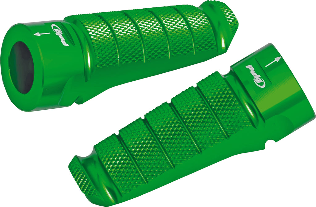 PUIG FOOTPEGS RACING GREEN 6301V