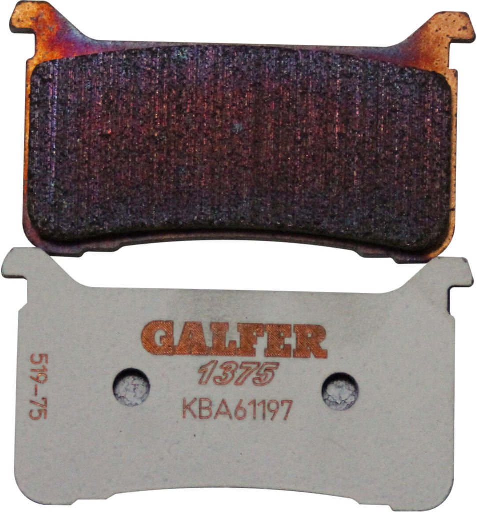 GALFER BRAKE PADS SINTERED CERAMIC FD519G1375 FD519G1375