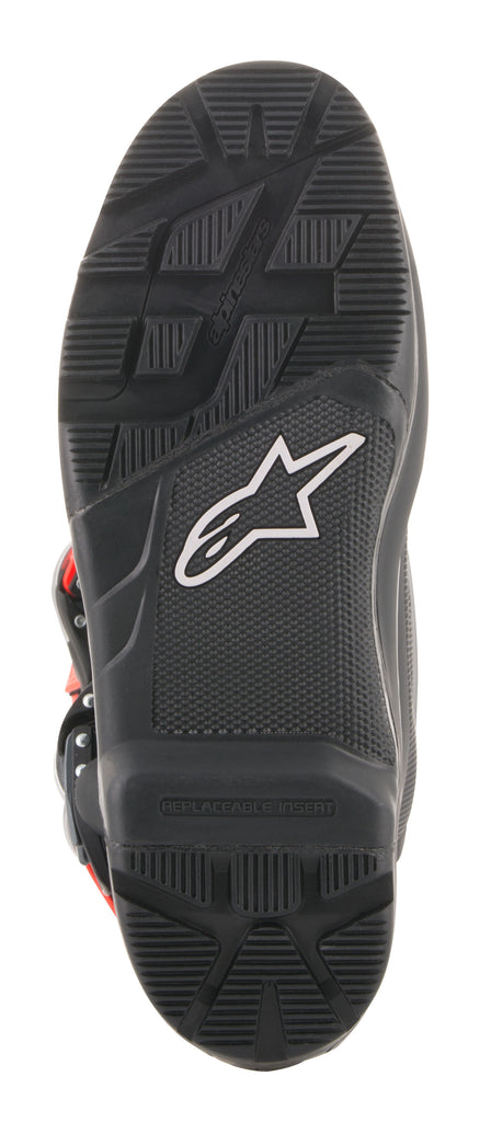 ALPINESTARS TECH 7 ENDURO BOOTS BLACK/GREY/RED SZ 11 2012114-1133-11