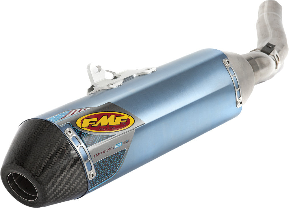 FMF FACTORY 4.1 ANOD TI SLIP- ON MUFFLER/R.CAR CAP KX450F'12 42286