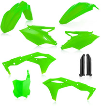 Load image into Gallery viewer, ACERBIS FULL PLASTIC KIT FLUORESCENT GREEN 2685820235