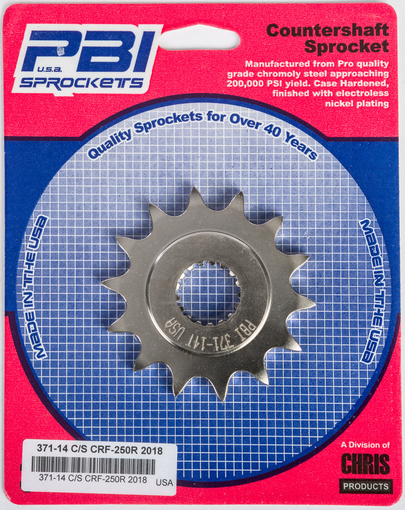 PBI COUNTERSHAFT STEEL SPROCKET 14T 371-14