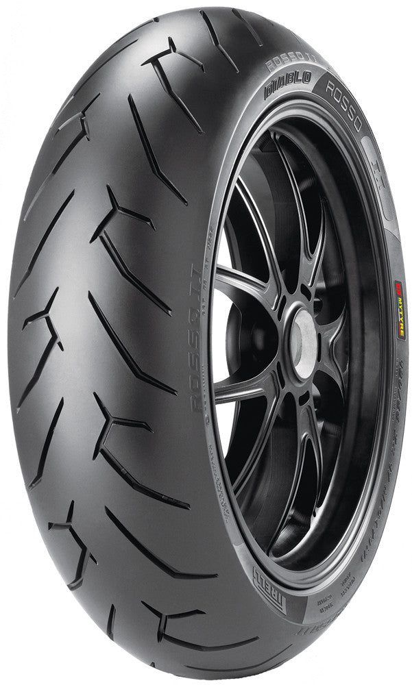 PIRELLI TIRE DIABLO ROSSO 2 REAR 200/50R17 (75W) RADIAL 2322000