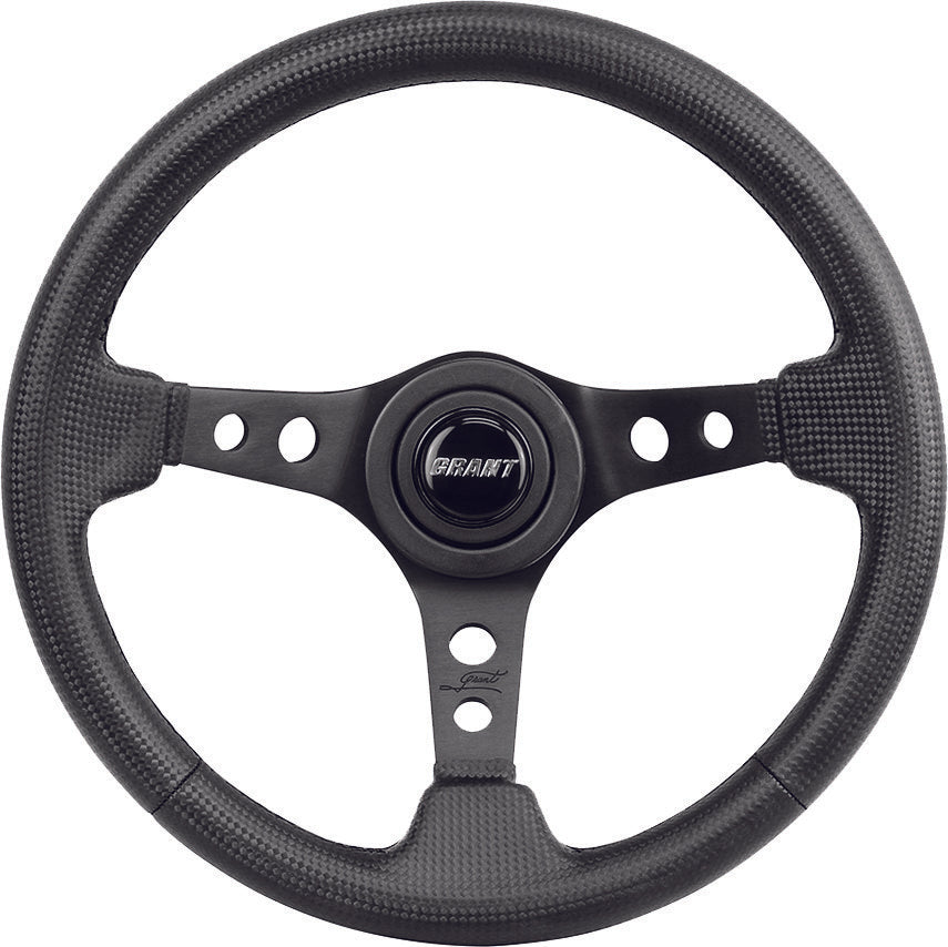 GRANT R&P STEERING WHEEL CARBON BLACK 691