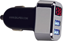 Load image into Gallery viewer, EKLIPES DUO USB CHARGER/VOLTAGE METER EK1-146