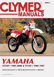 CLYMER REPAIR MANUAL YAM XT/TT350 CM480-3-atv motorcycle utv parts accessories gear helmets jackets gloves pantsAll Terrain Depot