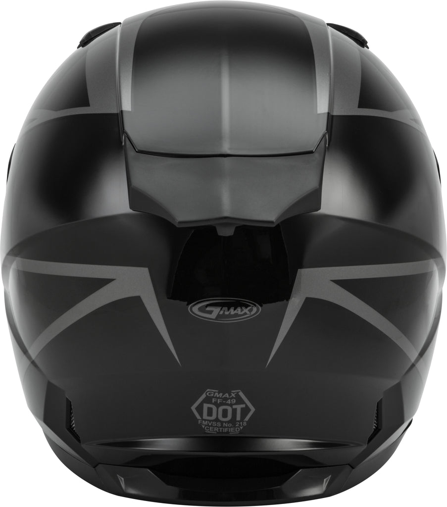 GMAX FF-49 FULL-FACE DEFLECT HELMET BLACK/GREY MD G1494245