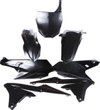 POLISPORT PLASTIC BODY KIT BLACK 90583