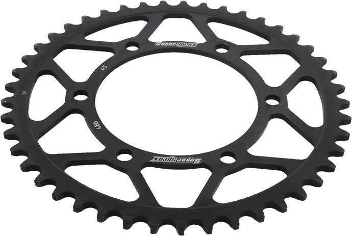 SUPERSPROX STEEL SPROCKET 45T BLACK RFE-486-45-BLK