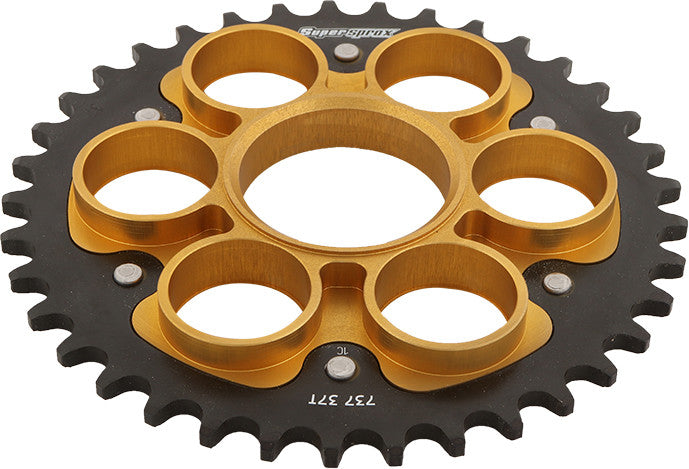 SUPERSPROX STEALTH SPROCKET 37T GOLD RST-737-37-GLD