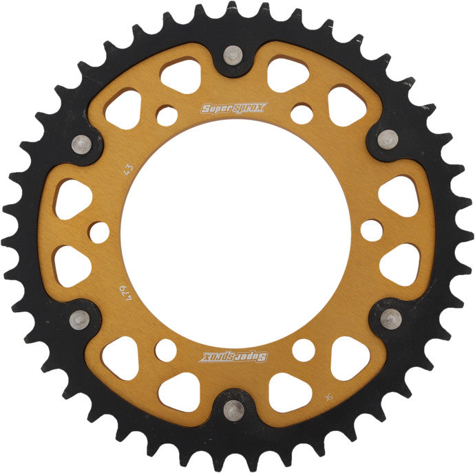 SUPERSPROX STEALTH SPROCKET 43T GOLD RST-479-43-GLD