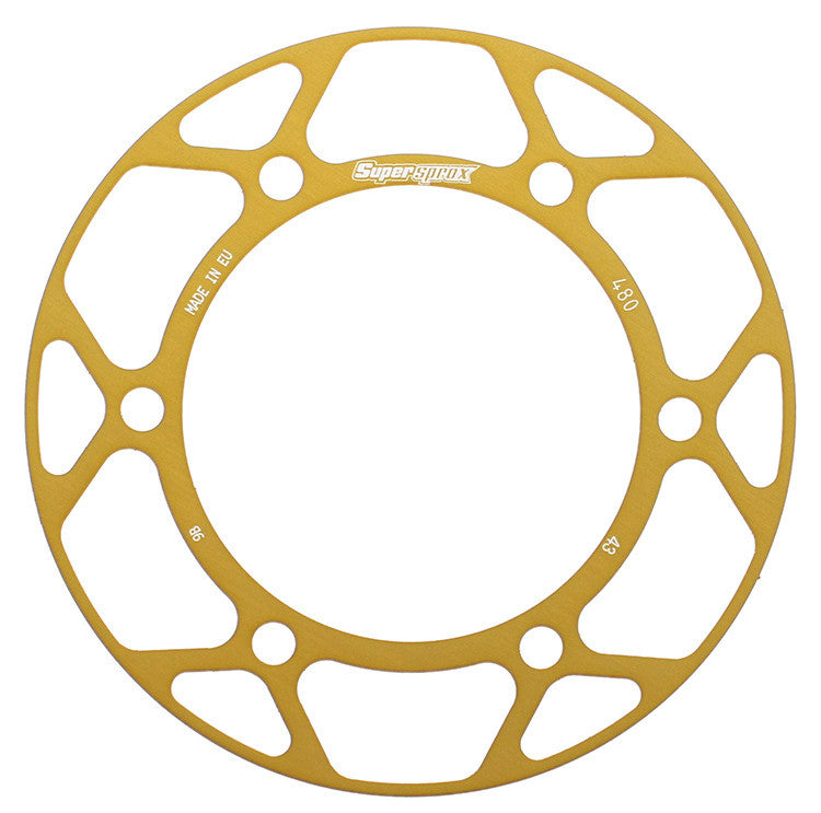 SUPERSPROX EDGE SPROCKET DISK GOLD RACD-480-43-GLD