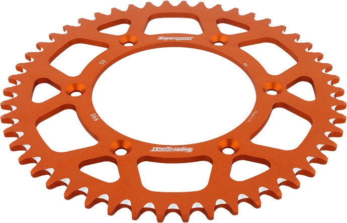 SUPERSPROX ALUMINUM SPROCKET 50T ORANGE RAL-990-50-ORG