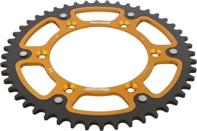 SUPERSPROX STEALTH SPROCKET 48T GOLD RST-808-48-GLD