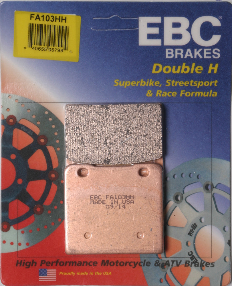 EBC BRAKE PADS FA103HH-atv motorcycle utv parts accessories gear helmets jackets gloves pantsAll Terrain Depot