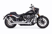 Load image into Gallery viewer, FREEDOM UPSWEEP W/STAR END CAP CHROME W/CHROME TIP M8 SOFTAIL HD00758