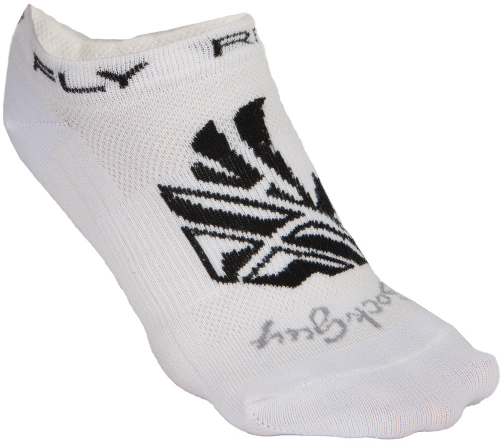 FLY RACING NO SHOW SOCKS WHITE L/X 350-0313L-atv motorcycle utv parts accessories gear helmets jackets gloves pantsAll Terrain Depot