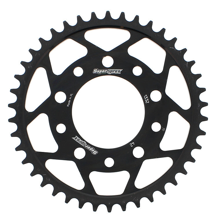 SUPERSPROX STEEL SPROCKET 42T BLACK RFE-1332-42-BLK