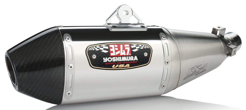 YOSHIMURA EXHAUST STREET RS-4 SLIP-ON SS-SS-CF 12400BD520