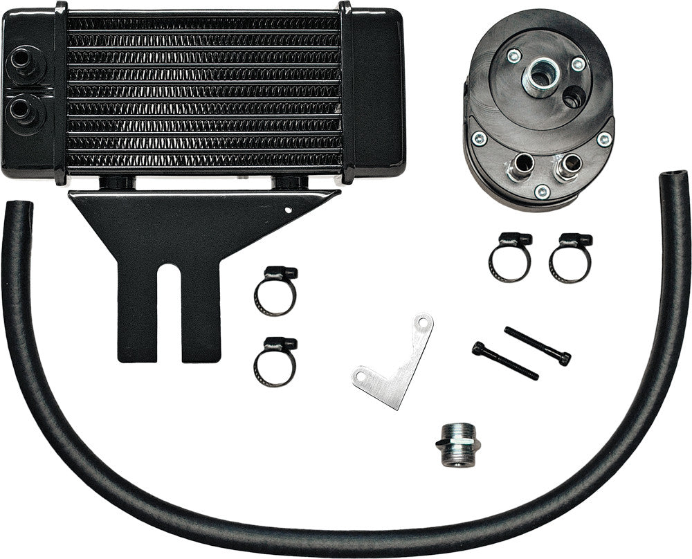 JAGG LOWMOUNT 10-ROW OIL COOLER BLACK 750-2500