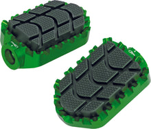 Load image into Gallery viewer, PUIG FOOTPEGS ADVENTURE GREEN 7587V