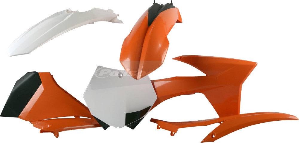 POLISPORT PLASTIC BODY KIT ORANGE 90408